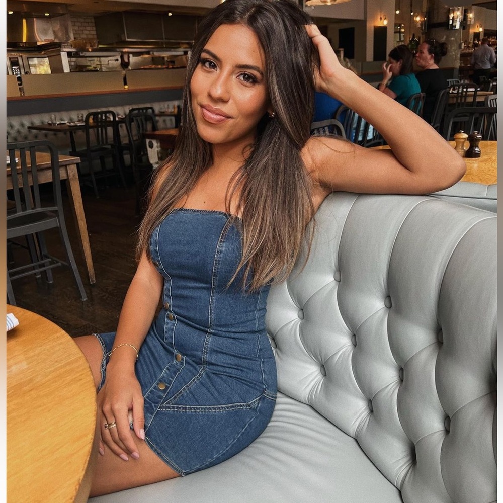 Denim dress
